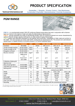 PGM Range - Technical Civil