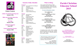 download pce 2015 brochure - Southwest Texas Conference