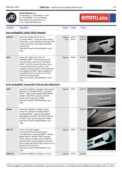 EMM Labs/Meitner - Audio Reference