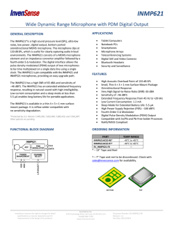 INMP621 Datasheet