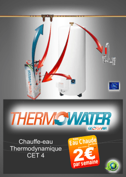 fiche produit CET4 THERMOWATER janvier 2014