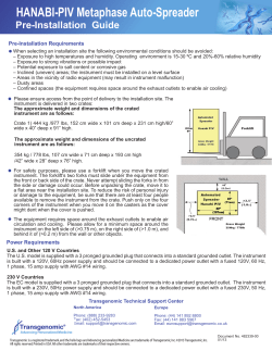 HANABI-PIV Metaphase Auto-Spreader