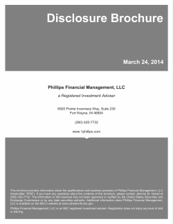 adv part 2 - Phillips Financial