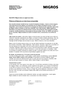 F&ecirc;tons et faisons un don tous ensemble