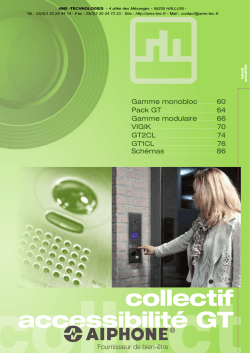 Aiphone : collectif access GT 2014 - ams