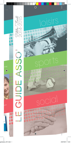 Guide Associatif 2014/15 - Petite