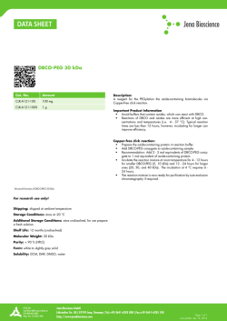 DBCO-PEG 30 kDa - Jena Bioscience GmbH