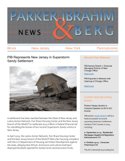 Illinois New Jersey New York Pennsylvania PIB Represents New
