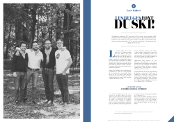 Dossier de presse - Les belges font du ski