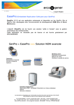 EasePro V2.10 - Erco et Gener