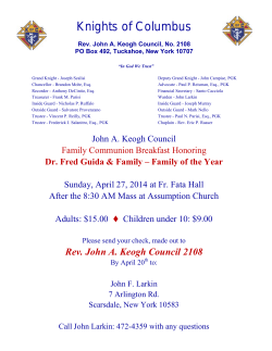 Rev. John A. Keogh Council 2108