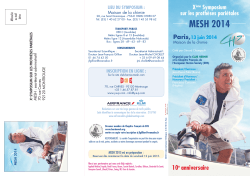 Programme MESH 2014