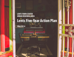 Lents Five-Year Action Plan - Portland Development Commission