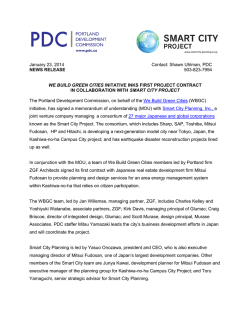 January 23, 2014 Contact: Shawn Uhlman, PDC NEWS RELEASE