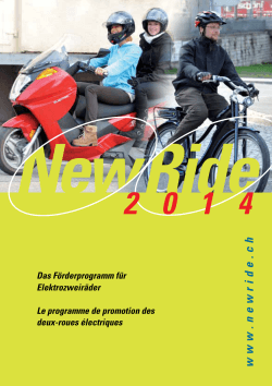 2014 NewRide Broschüre