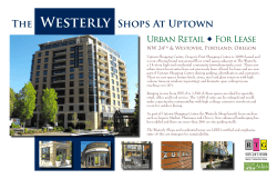 The Westerly Shops At Uptown
