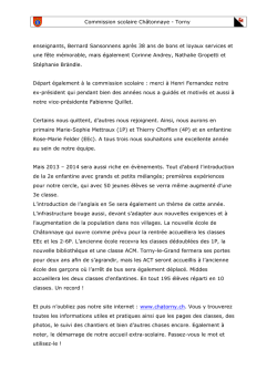 Commission scolaire Châtonnaye - Torny enseignants, Bernard