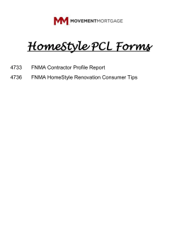 HomeStyle PCL Forms