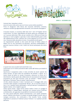 informazioni - Progetto Sorriso Creche Onlus