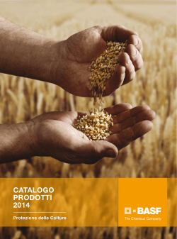 CATALOGO PRODOTTI 2014 - BASF Crop Protection Italia