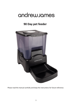 90 Day pet feeder - Andrew James UK Ltd