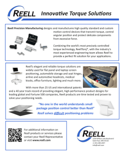 Hinge and Torque Insert Brochure