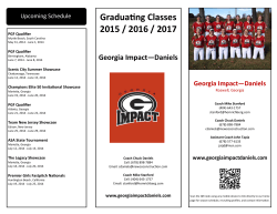 2014 Team Brochure - Georgia Impact