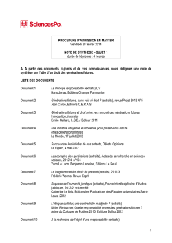 sujet 1 - Sciences Po