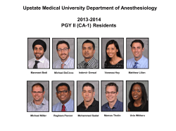 CA-1 - SUNY Upstate Medical University