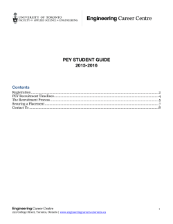 PEY Student Guide – 2015-2016