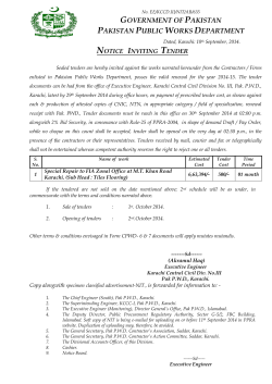 government of pakistan pakistan public works department