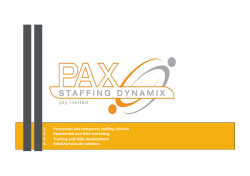 Download Profile - Pax Staffing Dynamix
