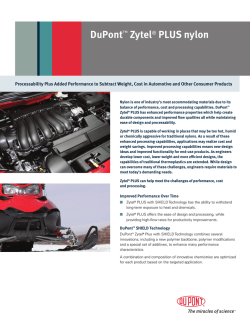 DuPont&trade; Zytel&reg; Plus Nylon