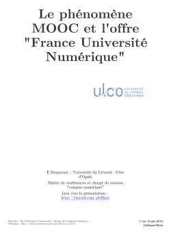 France Université Numérique - site de sciences Physiques
