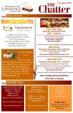Happy Thanksgiving - Lawrence Country Club