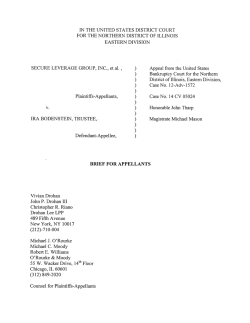 IN THE UNITED STATES DISTRICT COURT FOR THE NORTHERN