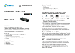 překlad 1198404 DVB-T tuner Terratec