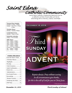 Dec 14 - St. Edna Catholic Church
