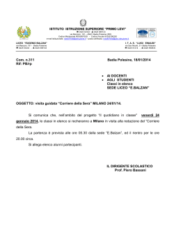 Com. n.311 Badia Polesine, 18/01/2014 Rif: PB/rp • AI