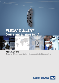 FLEXPAD SILENT Sintered Brake Pad - Knorr