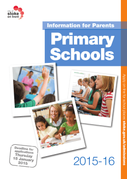 Information for Parents - Stoke-on