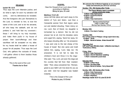 67665-170814 Pew Sheet - St John the Evangelist Churchdown and