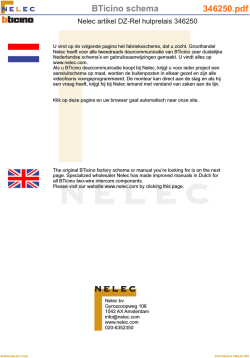 Nelec artikel DZ-Rel hulprelais 346250