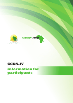 CCDA IV_Info for participants EN