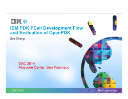 IBM PDK PCell Development Flow and Evaluation of OpenPDK