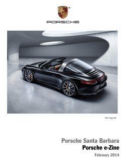 February 2014 - Porsche Santa Barbara