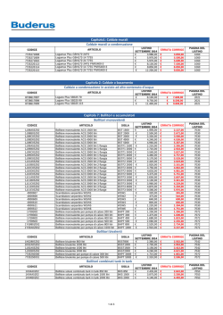 Documento errata corrige Listino Buderus 2014