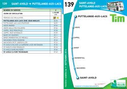 Ligne 139 : Puttelange Aux Lacs / St Avold