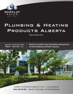 Alberta Plumbing Products PDF