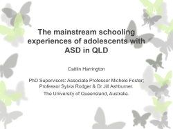 Caitlin Harrington - Autism Spectrum Australia